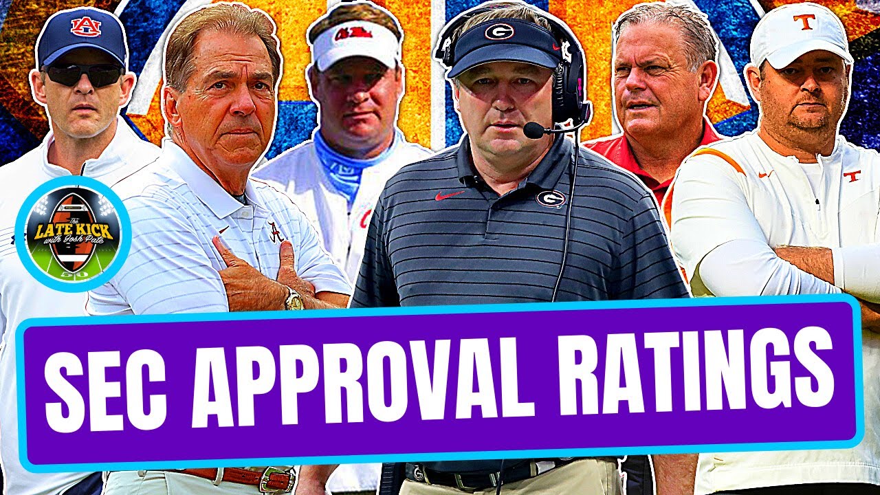 SEC Job Approval Ratings – Warning Signs Ahead? (Late Kick Cut)