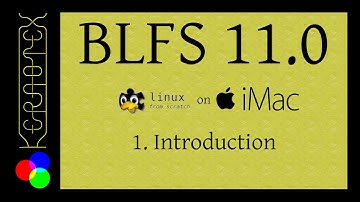 01: Introduction - BLFS 11.0 on iMac