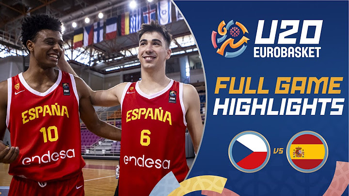 Czechia 🇨🇿 vs Spain 🇪🇸 | Highlights | FIBA U20 EuroBasket 2025
