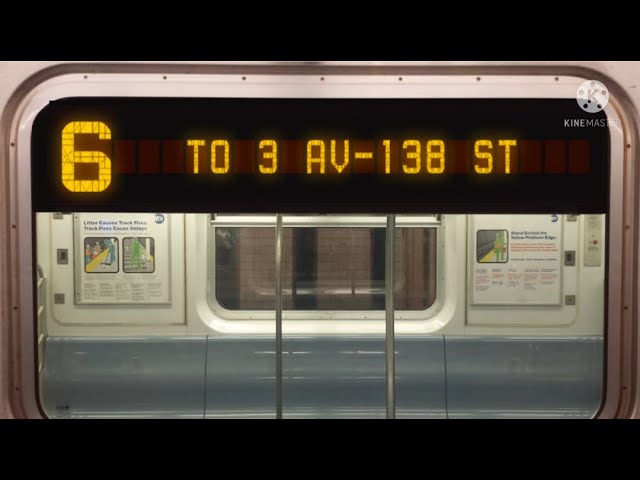 NYCA || R142/A (6) Train Announcements - To 3rd Avenue-138th