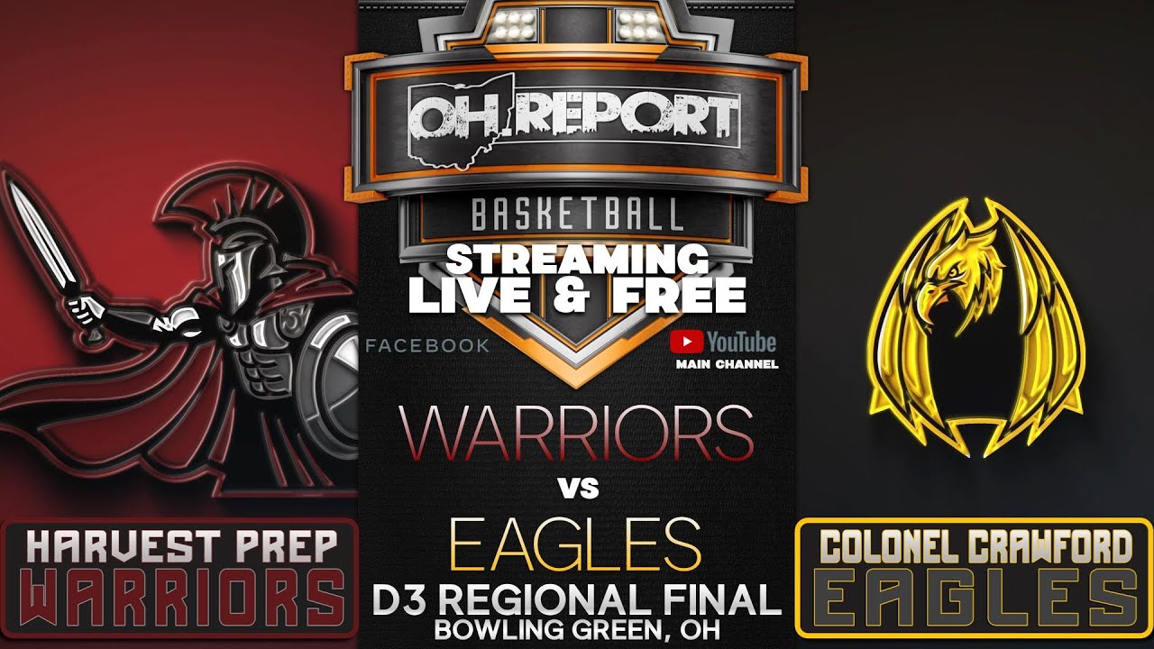 #1 Colonel Crawford vs #7 Harvest Prep Boys Hoops D3 Regional Semifinals