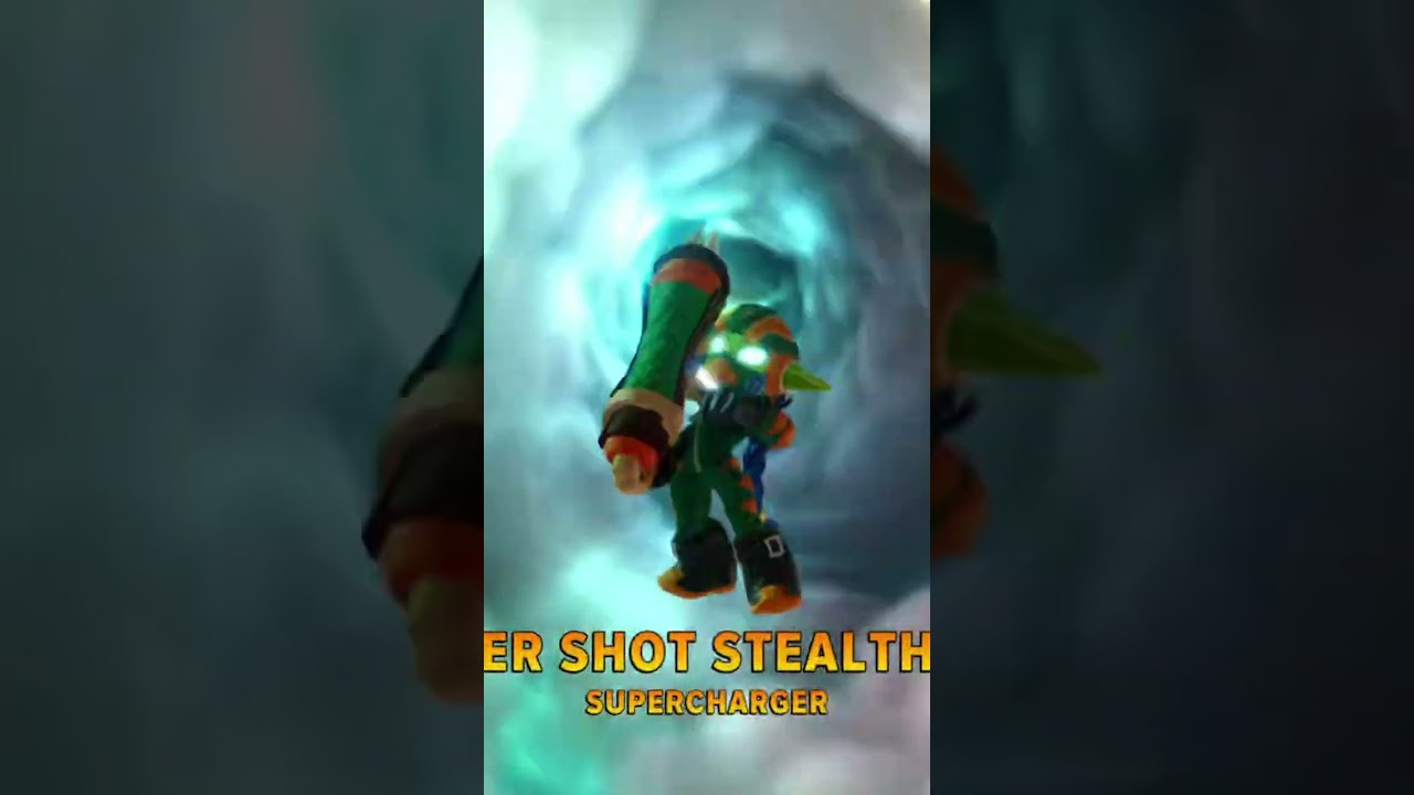 Super Shot Stealth Elf on Portal Skylanders Imaginators