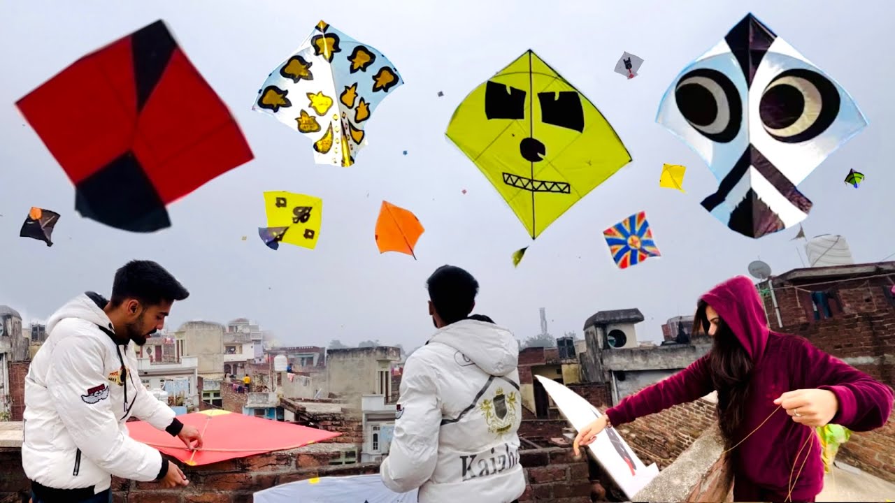 Kite Flying 2026 🪁 Patang Ki Video 😍 Lohri Vlog 🔥 yogesh 01