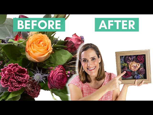 Drying Flowers with Silica GelCrystals + A Fun Way to Display Them