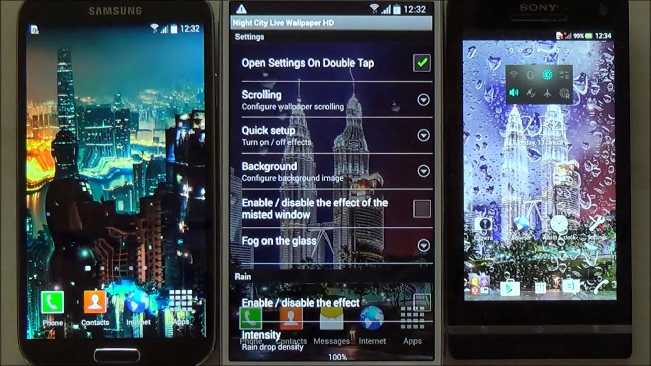 Night city - free HD live wallpaper for Android phones and tablets