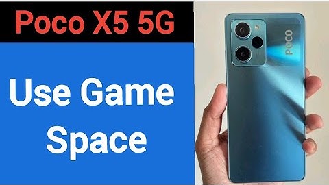 How to use game space, poco X5 5G me game turbo on kaise karen