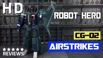 Robot Hero CG-02 Airstrikes KO Oversized Transformers Masterpiece MP11 Starscream