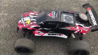 Замер MAX SPEED на Himoto Katana б/к Lipo 2S