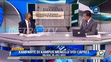 Bedah Editorial MI: Kampanye Di kampus Menguji Visi Capres