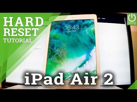 How to Hard Reset APPLE iPad Air 2 - Restore Factory Settings   iOS Format