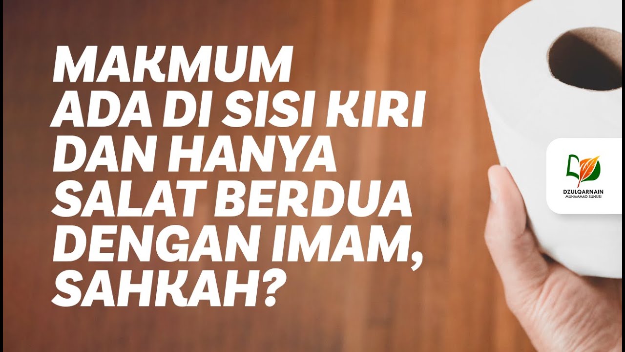 ⁣Makmum Ada di Sisi Kiri dan Hanya Salat Berdua dengan Imam, Sahkah?