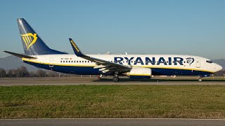 Ryanair Boeing 737-800 Takeoff from Vienna (4K)