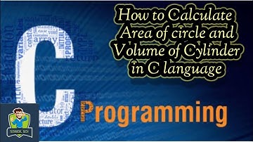 How to calculate Area of Circle🤫 and🤫 Volume of Cylinder in C program💻📟