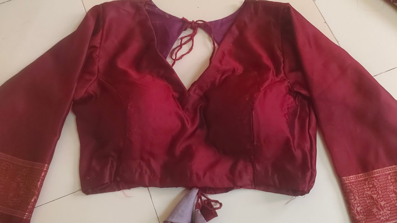 Blouse cutting and stitching tutorial l  step by step