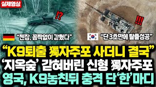 “K9A2퇴출, 독일 자주포 사더니 결국”.. ‘지옥숲’ 갇혀버린 신형 독일 자주포 믿은 英 K9 놓치고 충격 단' 한마디'