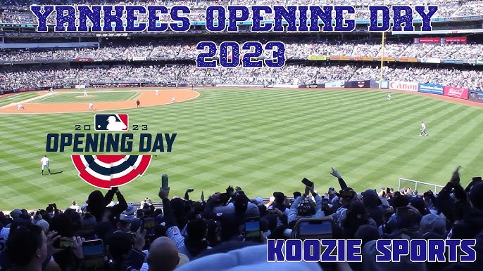 Yankees 2023 Opening Day Vlog 