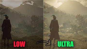 Hogwarts Legacy - Graphics Comparison - Low, Medium, High, Ultra