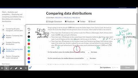 Comparing data distributions