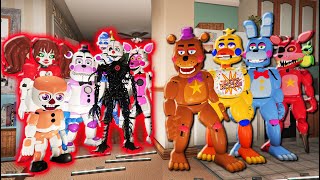 ROCKSTAR ANIMATRONICS vs SISTER LOCATION ANIMATRONICS! (GTA 5 FNAF Mods)