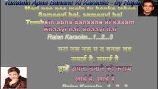 Tumhein Apna Banane Ki Kasam Khai Karaoke with scrolling English and Hindi lyrics - By Rajan | Sadak