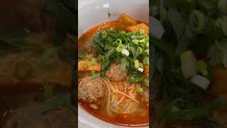 Bun Rieu (Vietnamese Crab noodle soup) #fyp #bunrieu #vietnam