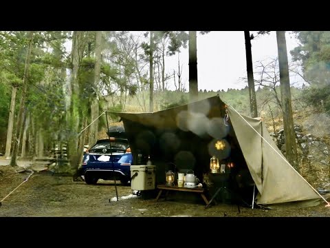 【2年で揃えたソロキャンプ道具】身長184cmが選ぶ焚き火テントは？＃245