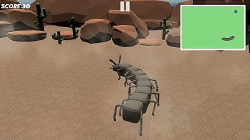 Centipede 3D | Made with Unity