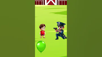 Tell Me Which Is The Balloon Is The Thief Hiding In Usa English Shorts 