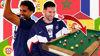 ⚽️🎱 Our internationals team up with MyParis members! | With Marquinhos, Messi, Hakimi...