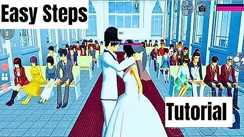 Sakura School Simulator Tutorial - HOW TO GET MARRIED - Make a school boy fall in love and married U