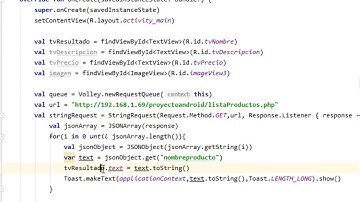 Como conectarse a una base de datos MySQL con Kotlin, Volley y Glide