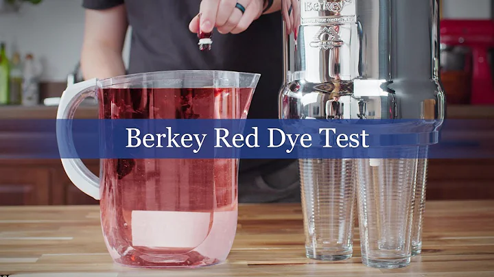 How to do the Red Dye Test for Your Berkey Water Filter System