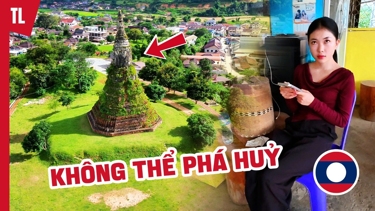 Tại Sao Ngọn Tháp Này 'Bất Tử' Và Kho Báu Bị Đánh Cắp Tại Cố Đô Lào | Phượt bắc Lào 21