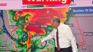 3:30 p.m. Tornado Warning