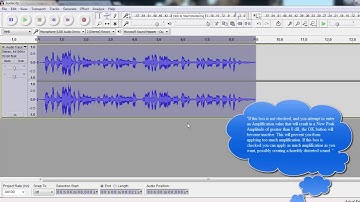 Adjusting volume in Audacity