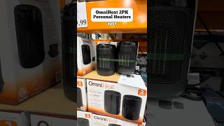 ✨ Stay warm this winter with this OmniHeat Digital Ceramic Personal Heater 2-Pack from Costco!