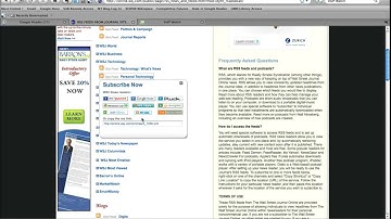 Screencast: Basic RSS Workflow