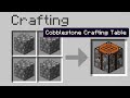Cobblestone Crafting Table in Minecraft