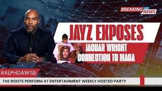 Jay-Z exposed Jaguar Wright's Maga Connections   📱