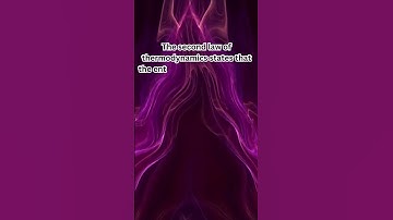 The second law of thermodynamics states that the entropy, or disorder, of an isolated system tends