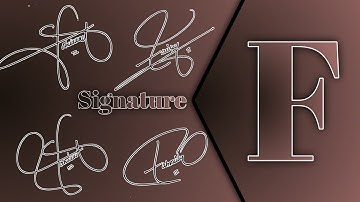How to Write a Signature Starting with F | Signature Style Tutorial