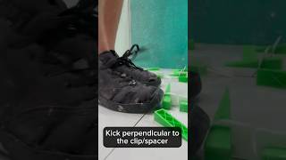 Levtec: Tile Leveling System: Breaking/Kicking S: Tile Bathroom Remodel