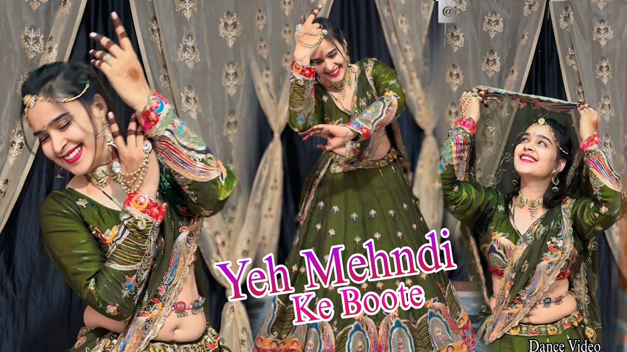 Yeh Mehndi Ke Boote : Dance Video / Wedding Song : मेहंदी लगाऊ किस नाम की | 90s Hit Song #wedding 