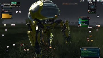 Entropia Universe, Drill Bot Farming, on Planet Cyrene, with Donald Wilson