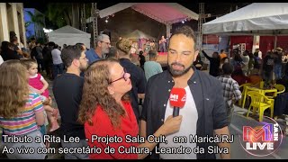 Tributo a Rita Lee - Sala Cult - Ao vivo com secretário de Cultura de Maricá/RJ, Leandro da Silva