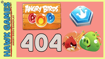 Angry Birds Stella POP Bubble Shooter Level 404 - Walkthrough, No Boosters