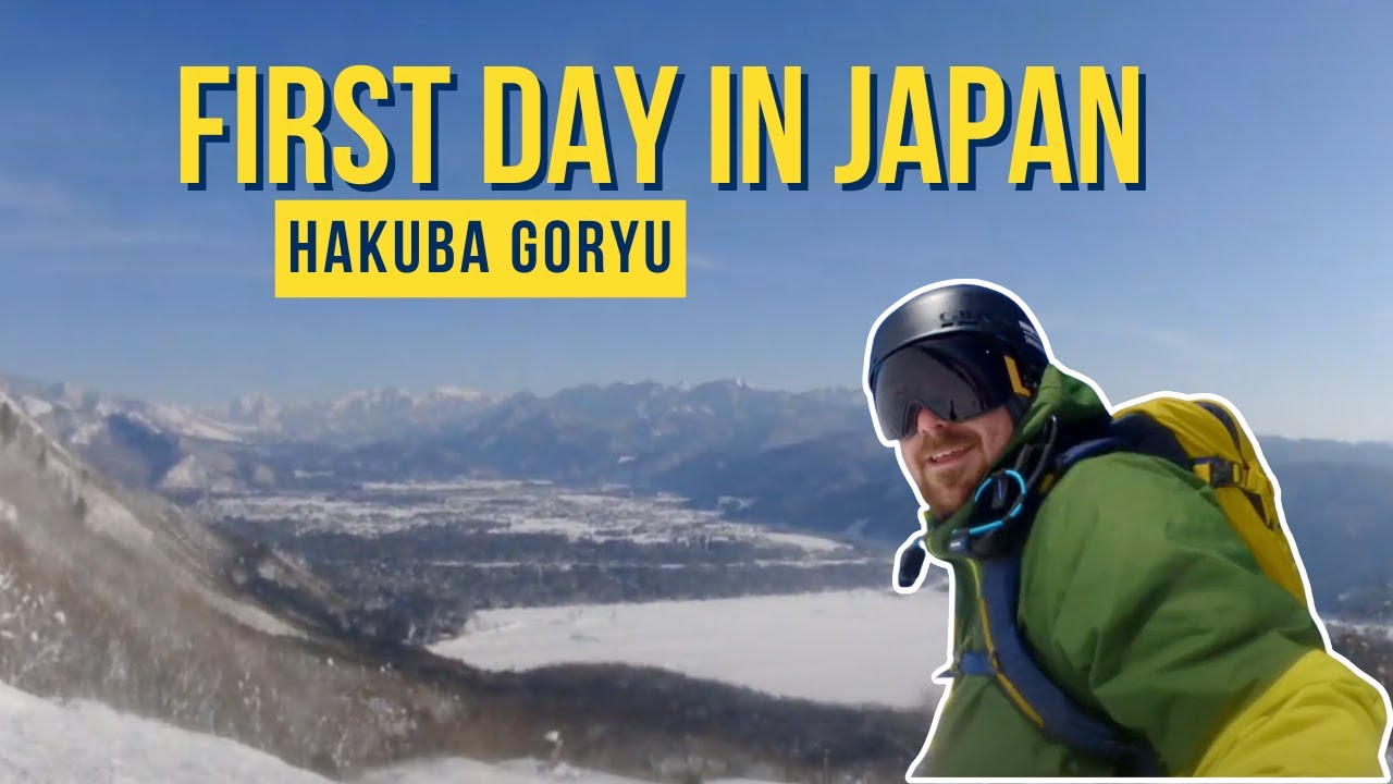 First Day Snowboarding In Japan! Hakuba Goryu