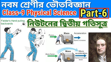 নবম শ্রেণীর ভৌতবিজ্ঞান বল ও গতি Part-6 || Class 9 physical science নিউটনের 2nd গতিসূত্র ||