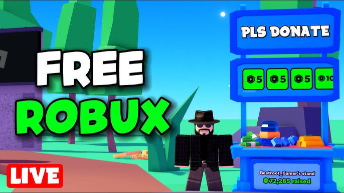 How to play Pls Donate Roblox 💸  Tutorial How To Get Free Robux 