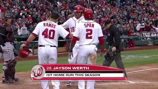 2013/04/04 Werth's three-run homer